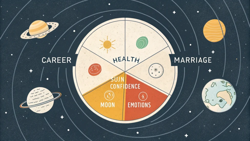 A warm, trust-building image showing human connection and guidance. Best Astrologers in India